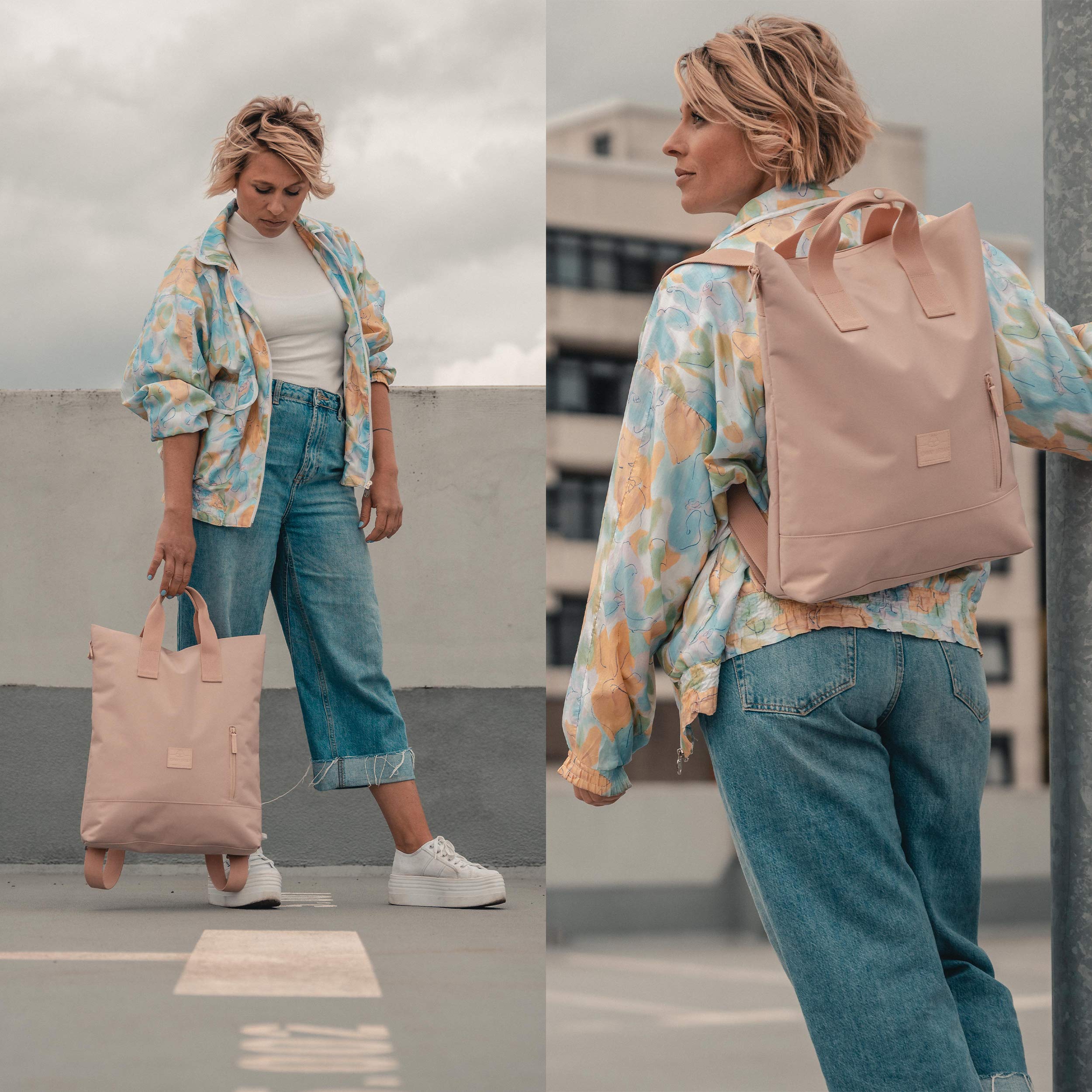 Johnny Urban Zaino Donna e Uomo - Ivy - Zainetto 2 in 1 per l'Università, l'Ifficio e il Tempo Libero - Con Scomparto PC portatile - Idrorepellente