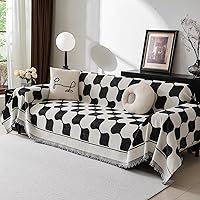 Vista 53 de MEETSKY Funda para Sofá Seccional en Forma de L, Fundas para Sofá, Protector de Sofá, Funda Protectora Lavable, Fundas para Sofá Seccional, Tela