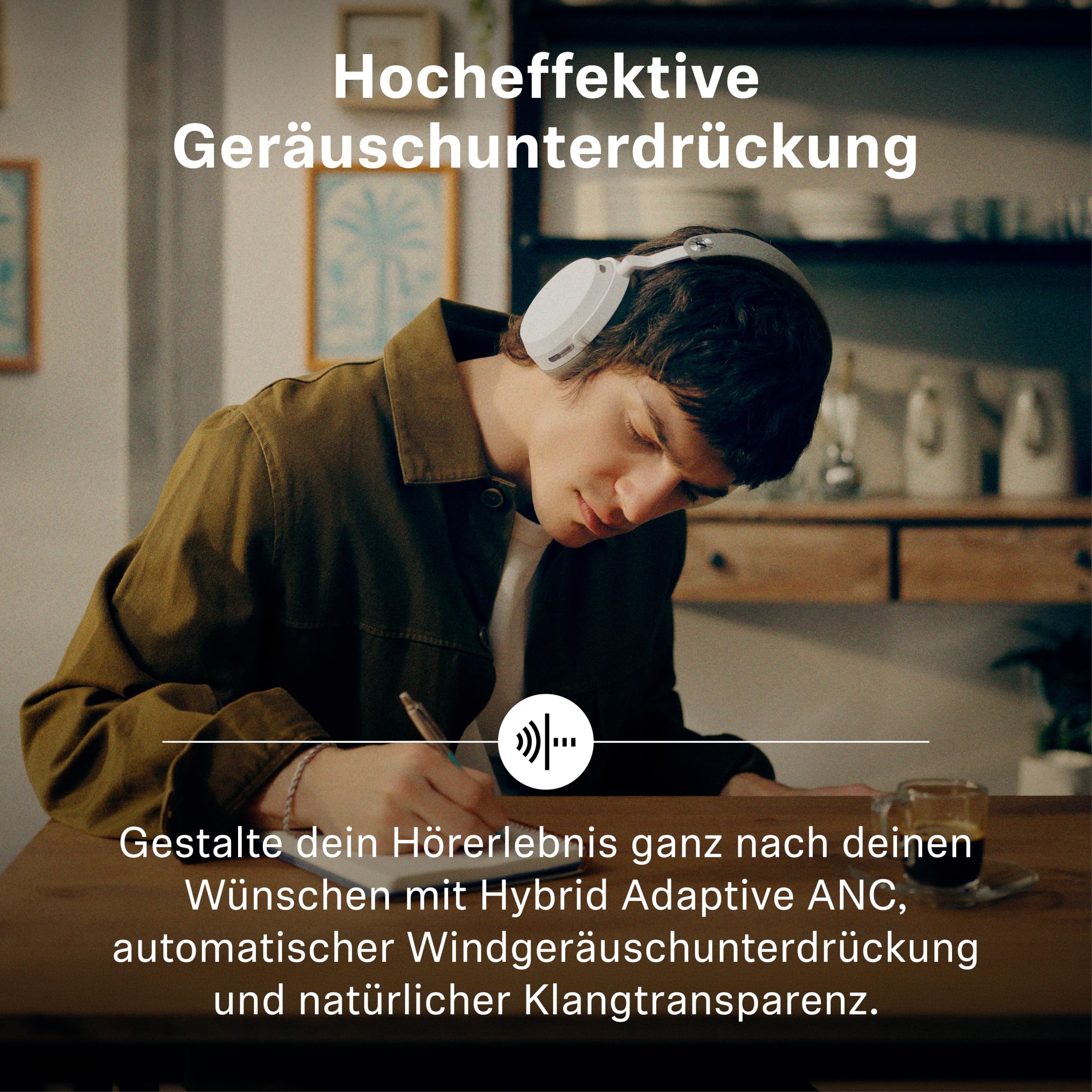 Sennheiser Momentum 5 Noise Cancelling Bluetooth Kopfhörer mit 57h Akku