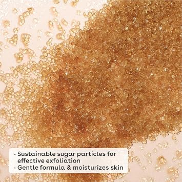 eos Cashmere Skin Collection Pre-Shave Scrub - Vanilla Cashmere, Exfoliating Body Scrub, Hydrating, Shea Sugar, 7 fl oz