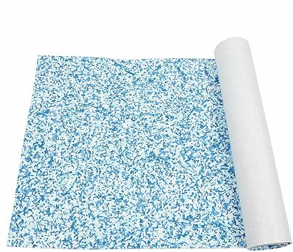 Deck Flooring Decking Boat Flooring EVA Foam Faux Teak Seadek Marine Carpet Flooring Boat Carpeting 94.5X35.4X0.24 Sea Deck Boat Flooring Non-Slip Mats for Yacht - Blue Camouflage