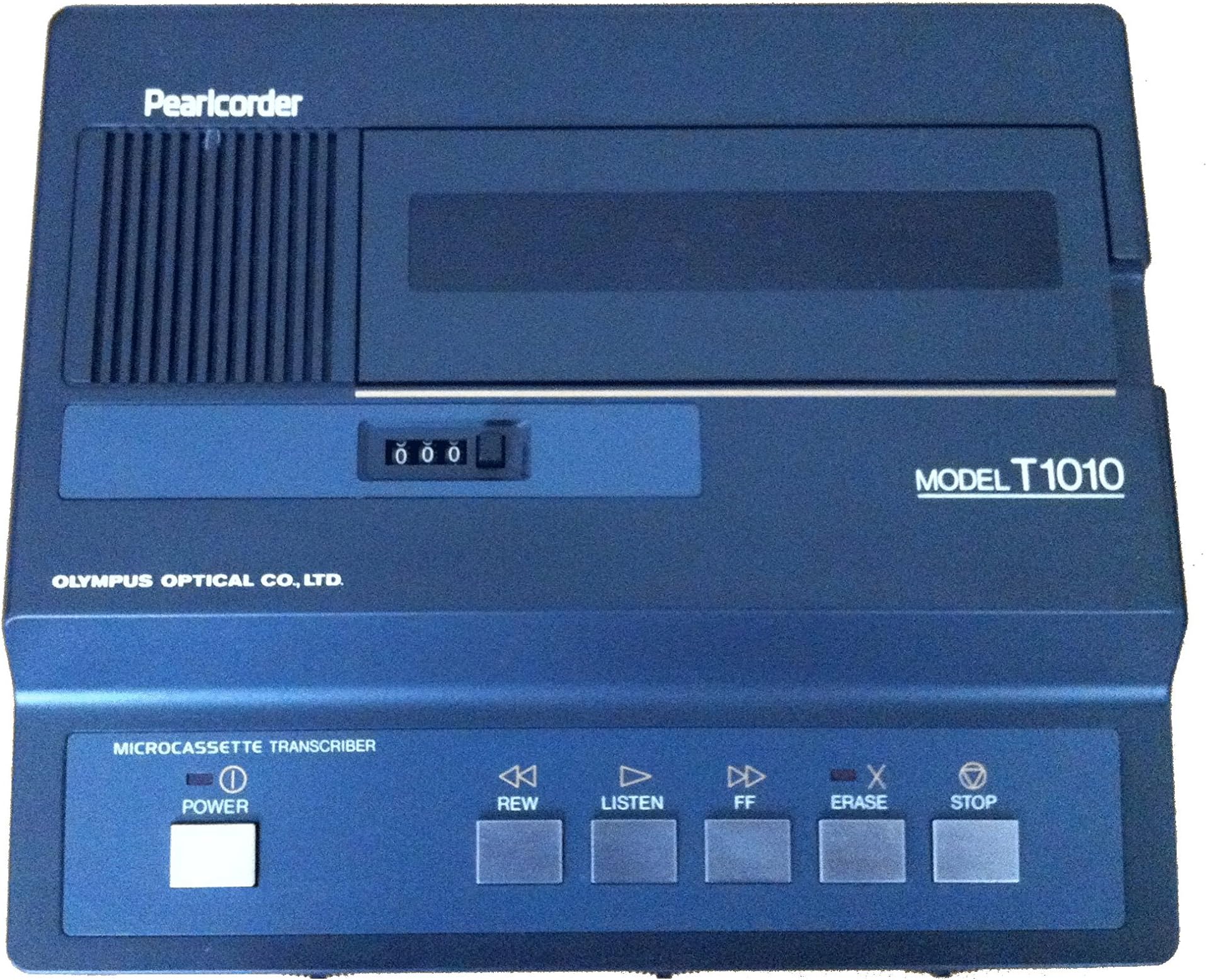 Olympus Pearlcorder Transcriber Transcription Machine Microcassette T1010