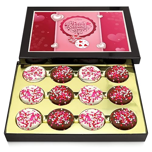Miniatura 7 de Trufas de chocolate para el día de San Valentín, caja de corazón de chocolate para el día de San Valentín, 9 trufas de chocolate gourmet con leche y