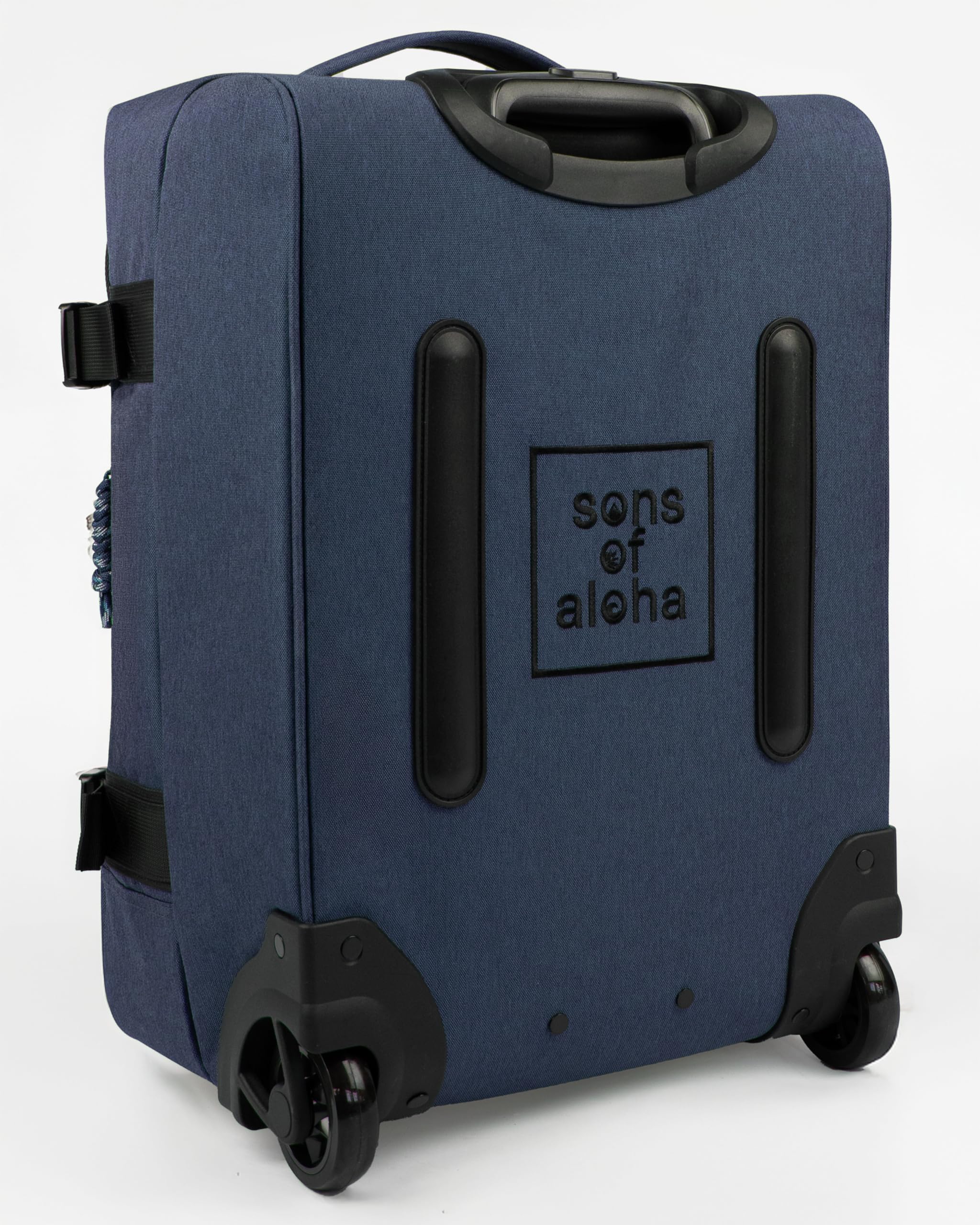 SONS OF ALOHA Bagaż podręczny, walizka 55 x 40 x 20 cm z kółkami – bagaż pokładowy Kane, łatwy do recyklingu plastik morski, niebieski, pasuje do Ryanair, Lufthansa, Eurowings, granatowy, Handgepäck
