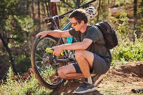 Miniatura 6 de Ryobi RI4-120G Rechargeable Battery Compressor with USB-C for Fast Inflation of Bike Tyres and Sports Balls up to 100 PSI, Backlit LED Display, 1 x