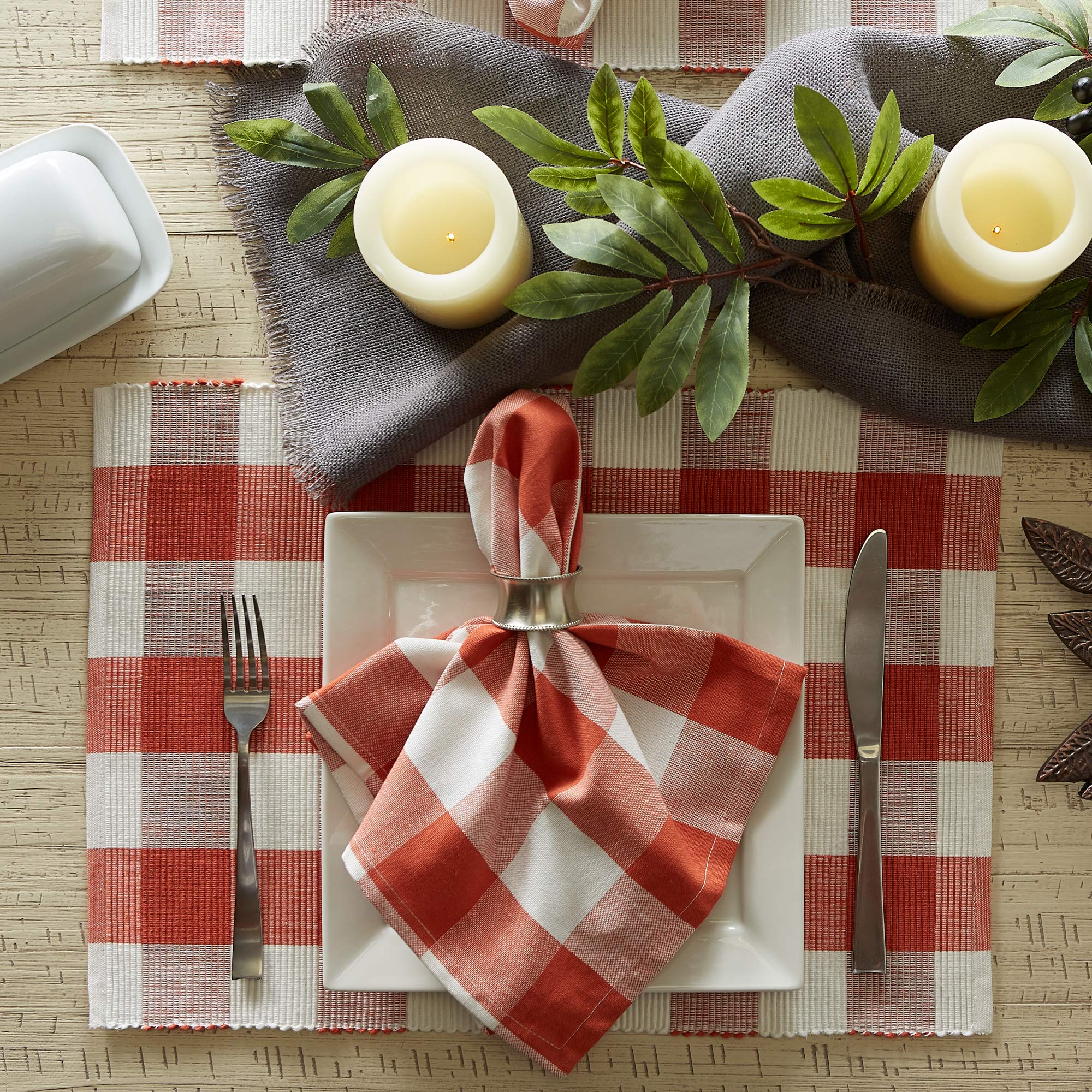 Pink Linen Placemat / Napkin (Set Of 4 - View #14
