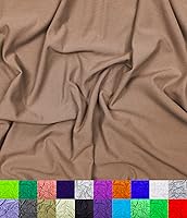 Vista 8 de Barcelonetta Tela de algodón elastano por yarda Tela de algodón elástica, transpirable y ligera, rollo de 60 pulgadas de ancho, costura, 95%