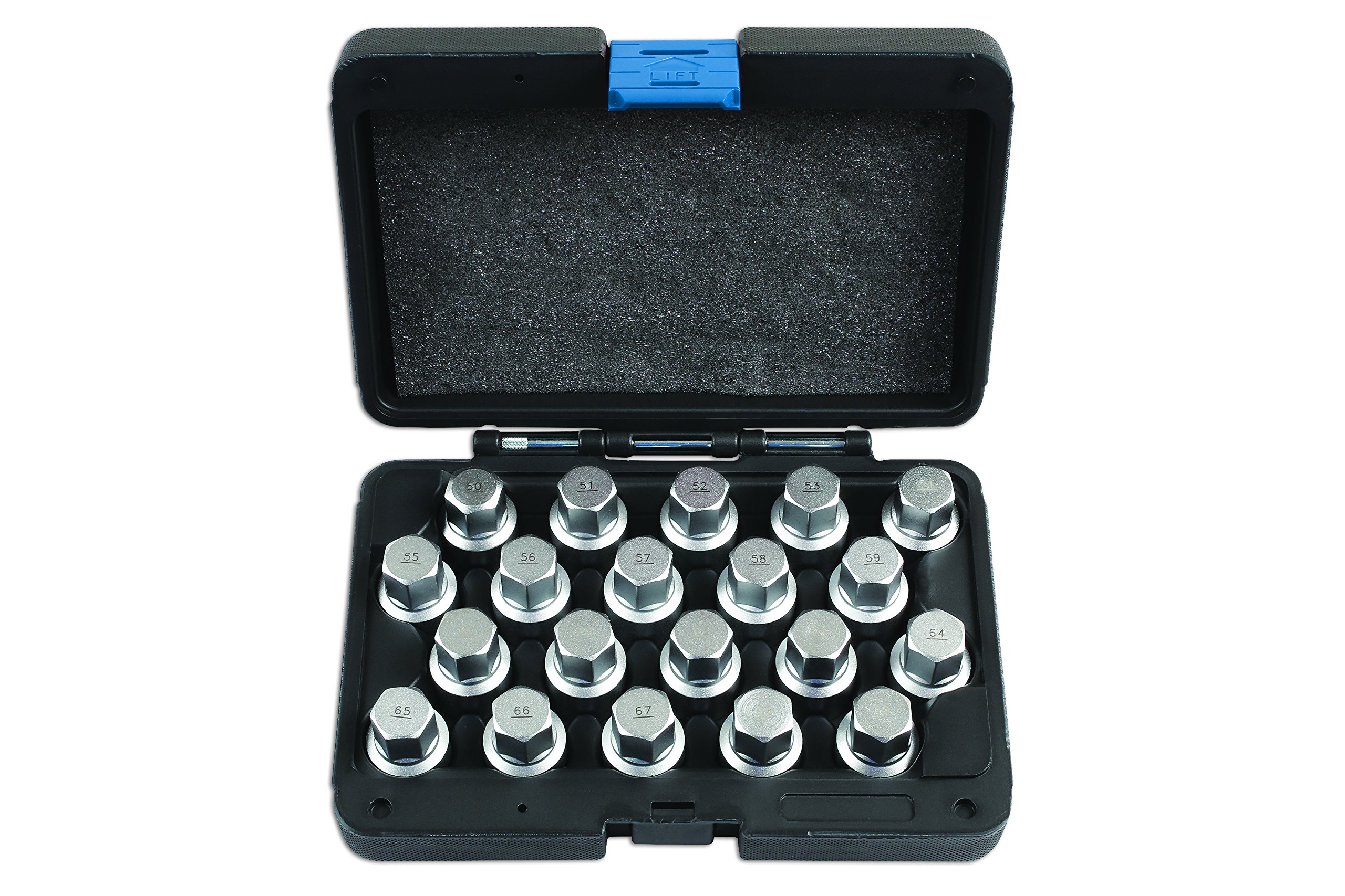 Laser 6662 Locking Wheel Nut Key Set 20pc - for VAG, Porsche