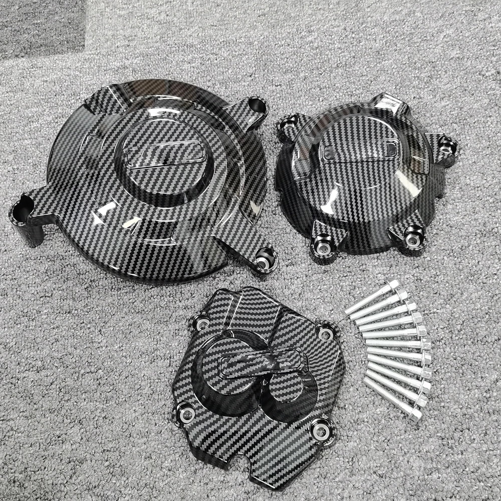 Carénage moteur Kawasaki ZX-10R 2011-2024 look carbone
