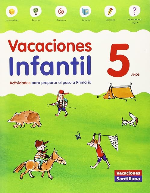 Portada de Vacaciones Infantil 5 Años Santillana Ed 2014