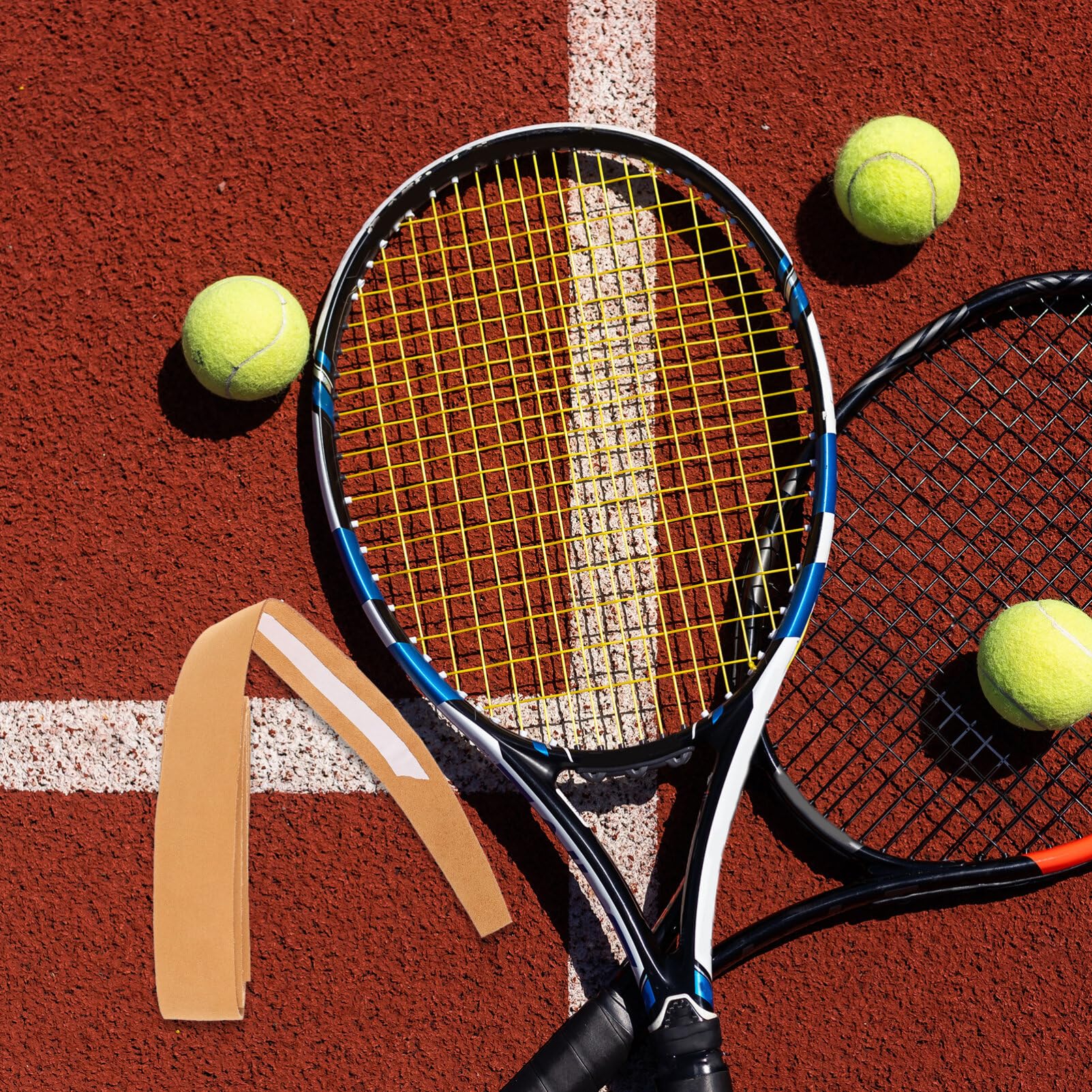 BESPORTBLE Ruban Adhésif Antidérapant Pour Poignée De Raquette De Tennis Badminton Léger Et Extensible