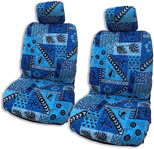 Miniatura 32 de Fundas hawaianas para asientos de coche (Tapa Gray, con airbag lateral) Tapa Gris,Aloha Honu Azul,Aloha Honu Gris,Aloha Honu Verde,Negro