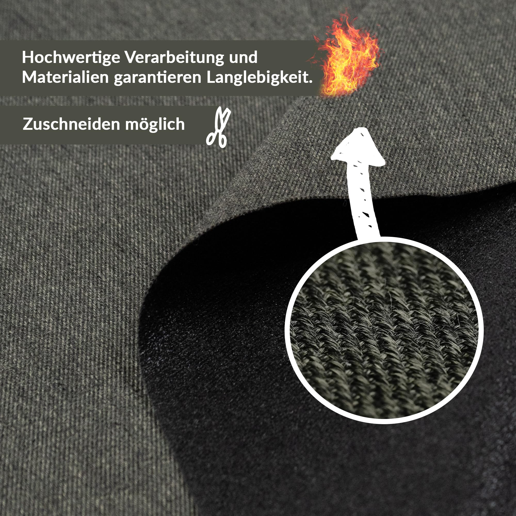 FireMat GreenSilk Edition 50x40cm, die Feuerfeste Unterlage, Brandschutzunterlage. Hitzebeständige Unterlage für Elektrogeräte wie Kaffeemaschine, Wasserkocher, Mikrowelle und weitere