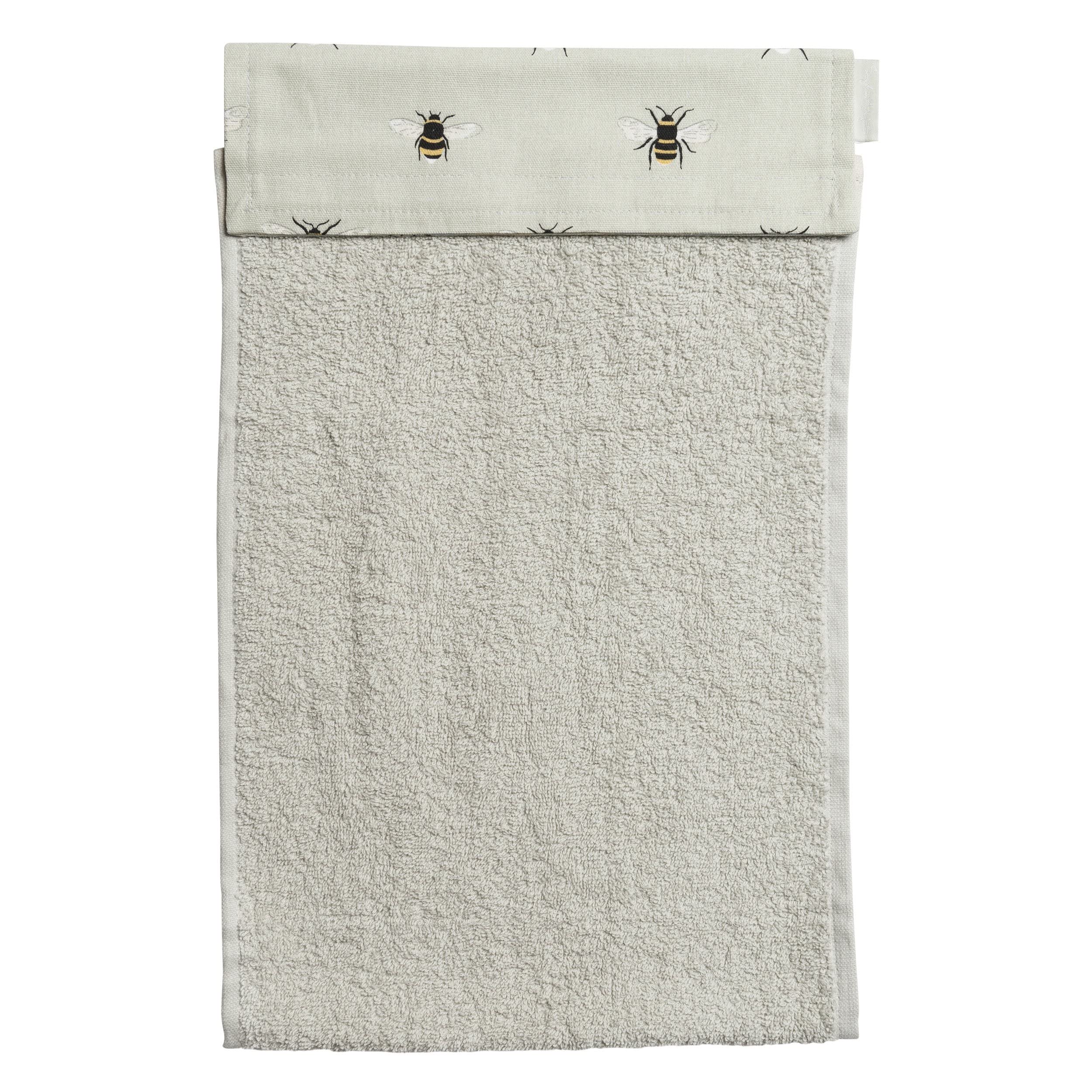 Sophie Allport - Bees Roller Hand Towel, 100% Cotton, Hard Wearing & Absorbent Kitchen Towel Accessory