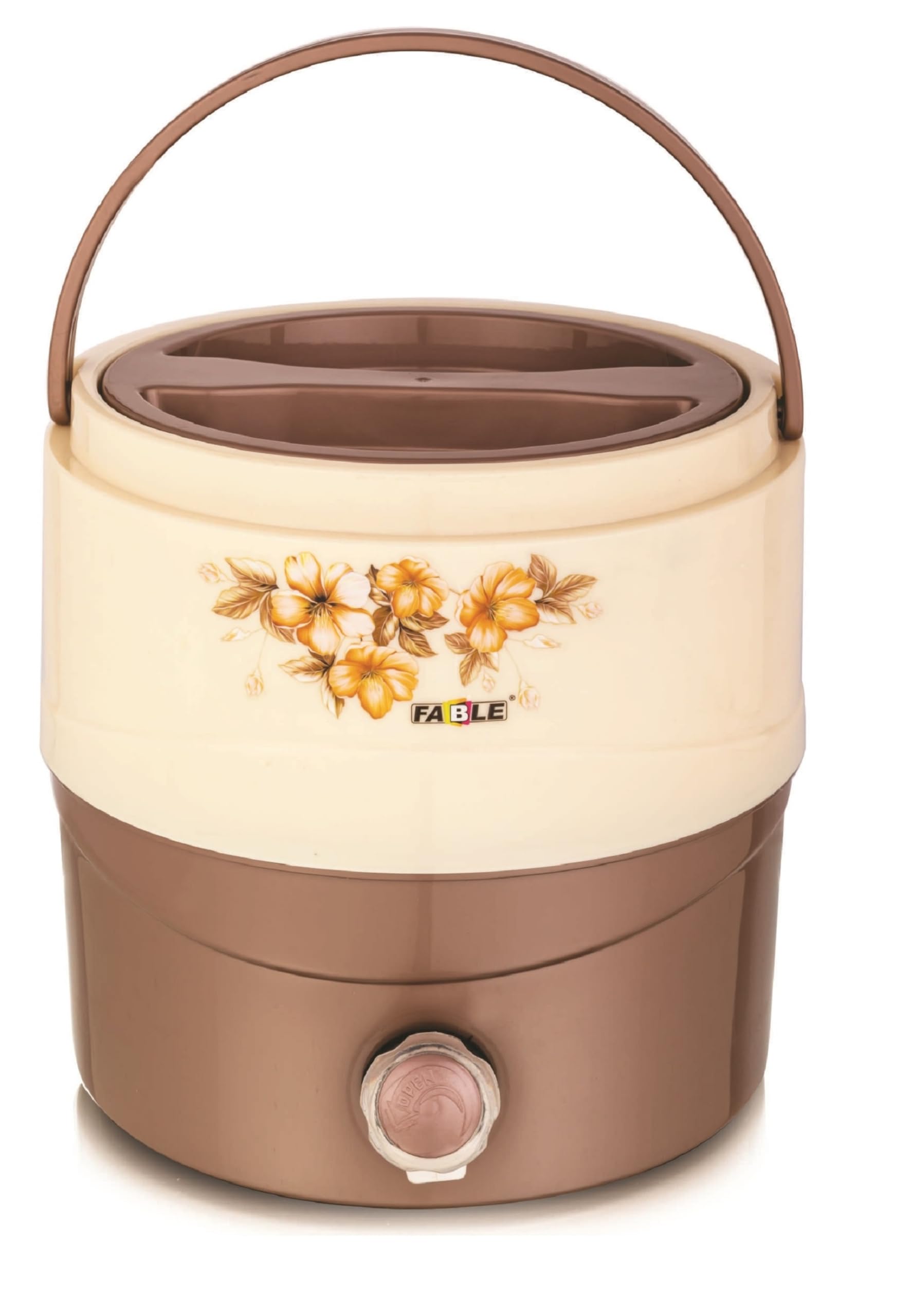 Nabhya Sorren Jug Chilled Water Camper Insulated Plastic Water Jug, 6 litres, Food Grade, BPA Free & Easy to Carry Water Camper for Office, Hospital, Home, Travel, Picnic & Outdoor (Brown)-image-43