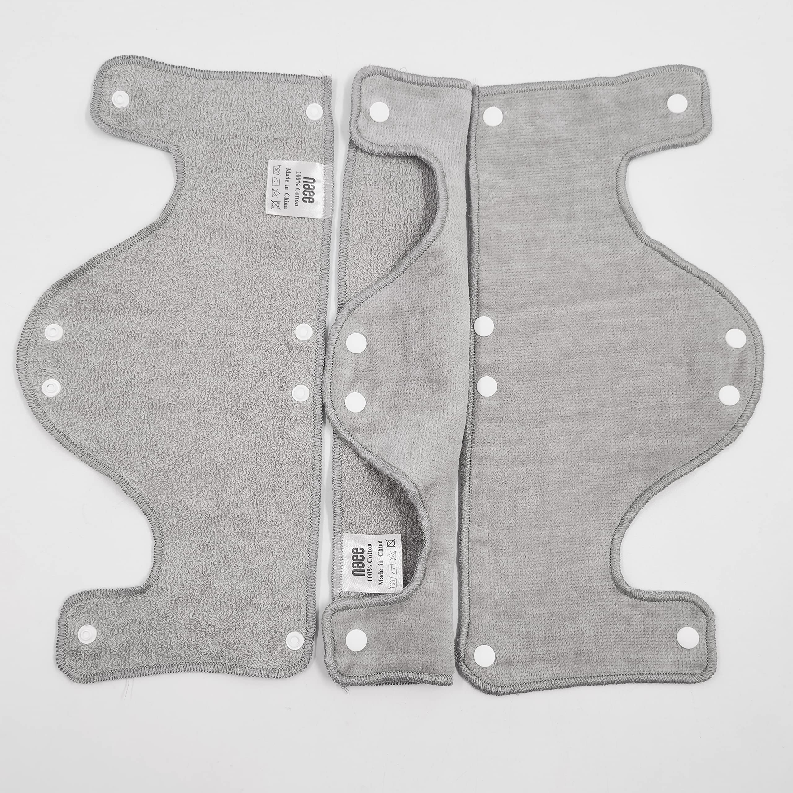 Big Light Grey Hard Hat Fascia per il sudore, riutilizzabile lavabile in spugna di cotone duro Hat Liner snap on, 9 pezzi per confezione