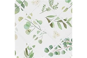 Floral Leaf Ribbon Bulletin Board for Photos and Memos