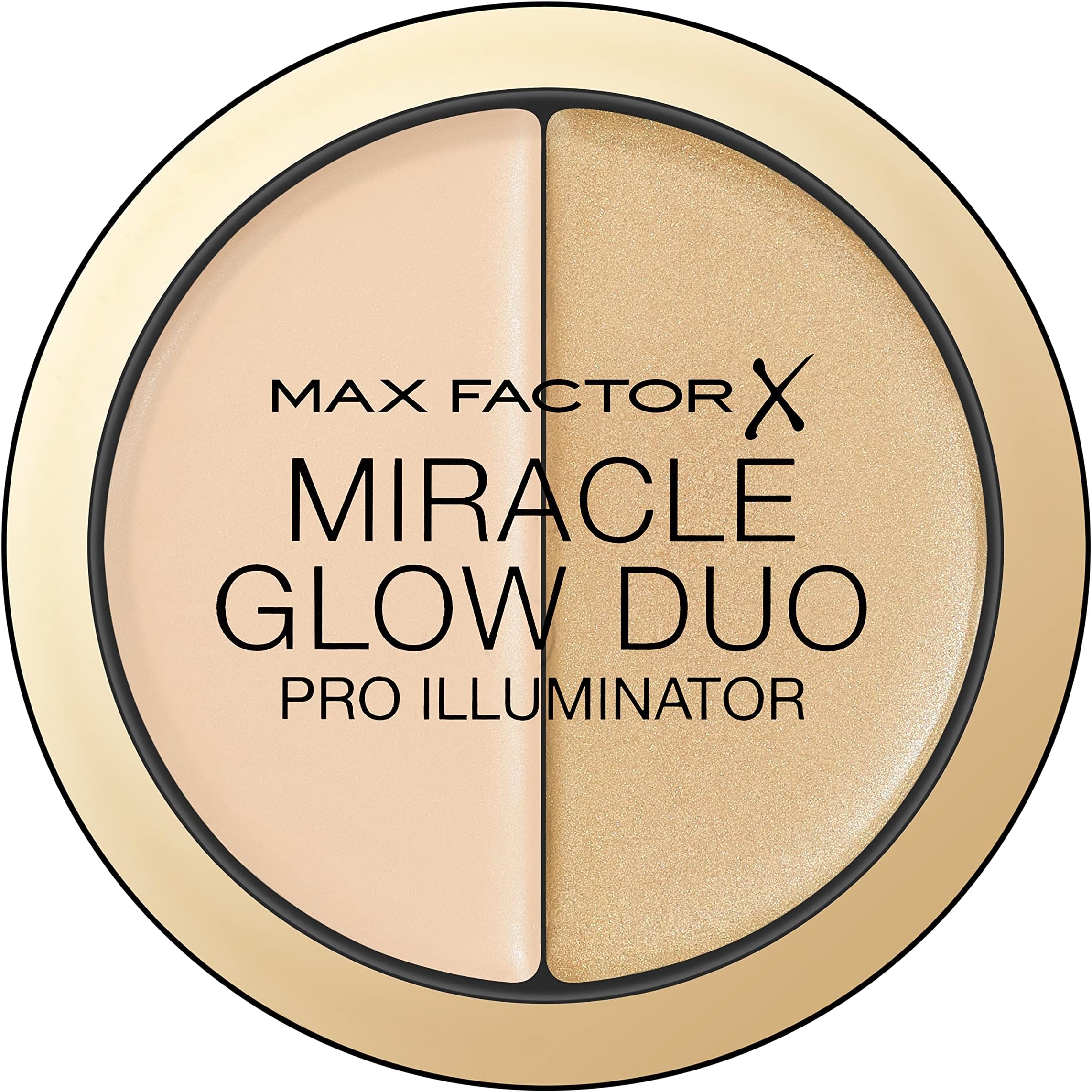 Max Factor Miracle Glow Duo Pro Illuminator, Creamy Highlighter, 10 - Light