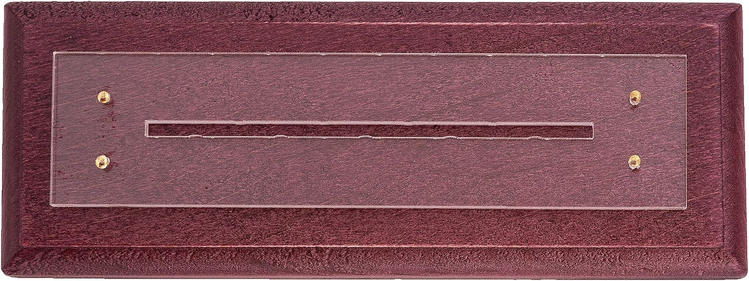 Desert Cactus Omega Psi Phi Acrylic Crest with Wooden Base for Desktop Wood Que Dogs Divine 9 D9 Decorative Wood