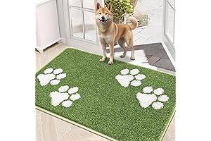 Chic Vaukki Grassy Bath Mat Entrances' Best Non-Slip Dirt-Trapping Doormat