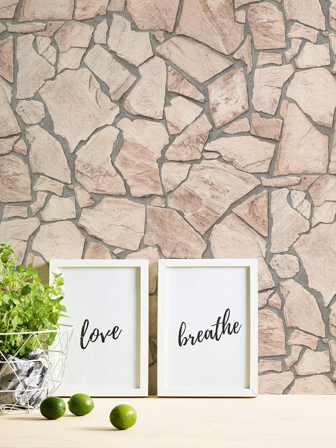 A.S. Creation 9273-23" Best of Wood`n Stone 2nd Edition Non-Woven Wallpaper Collection, Multi-Colour