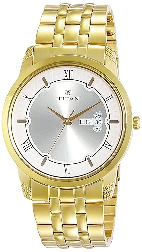 Karishma Analog Champagne Dial Mens Watch - 1774YM01