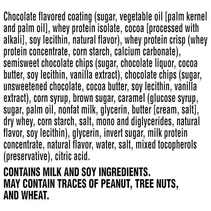 Gatorade Whey Protein Recover Bars, Chocolate Chip, Pack de 12 miniatura 3