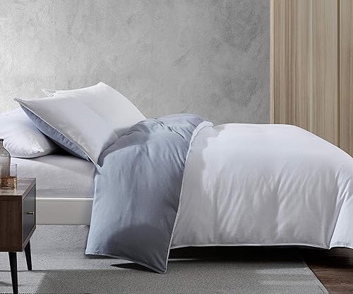 Miniatura 5 de Kenneth Cole New York - Juego de funda de edredón tamaño Queen, ropa de cama reversible de algodón con fundas a juego, decoración del hogar para