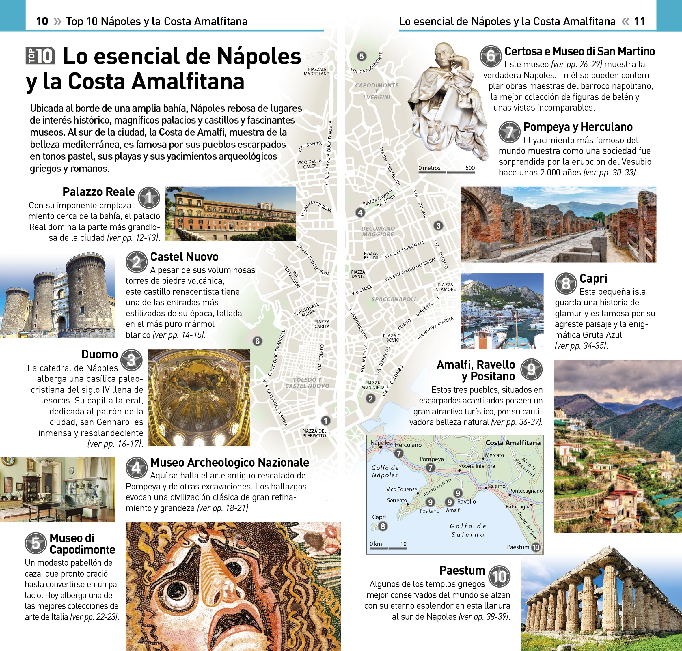 Nápoles y la Costa Amalfitana (Guías Visuales TOP 10): La guía que descubre lo mejor de cada ciudad (Guías de viaje)