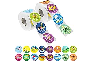 Christian Prayer Faith Bible Verse Stickers for Kids