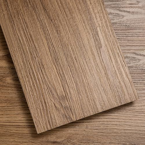 Peel and Stick Floor Tile 54 Sq.Ft (36-Pack) - Self-Adhesive Vinyl Plank Flooring, 6" x 36" Wood Look, Waterproof Easy DIY Tiles for Living Room Bedroom Kitchen (Hamiton Brown)