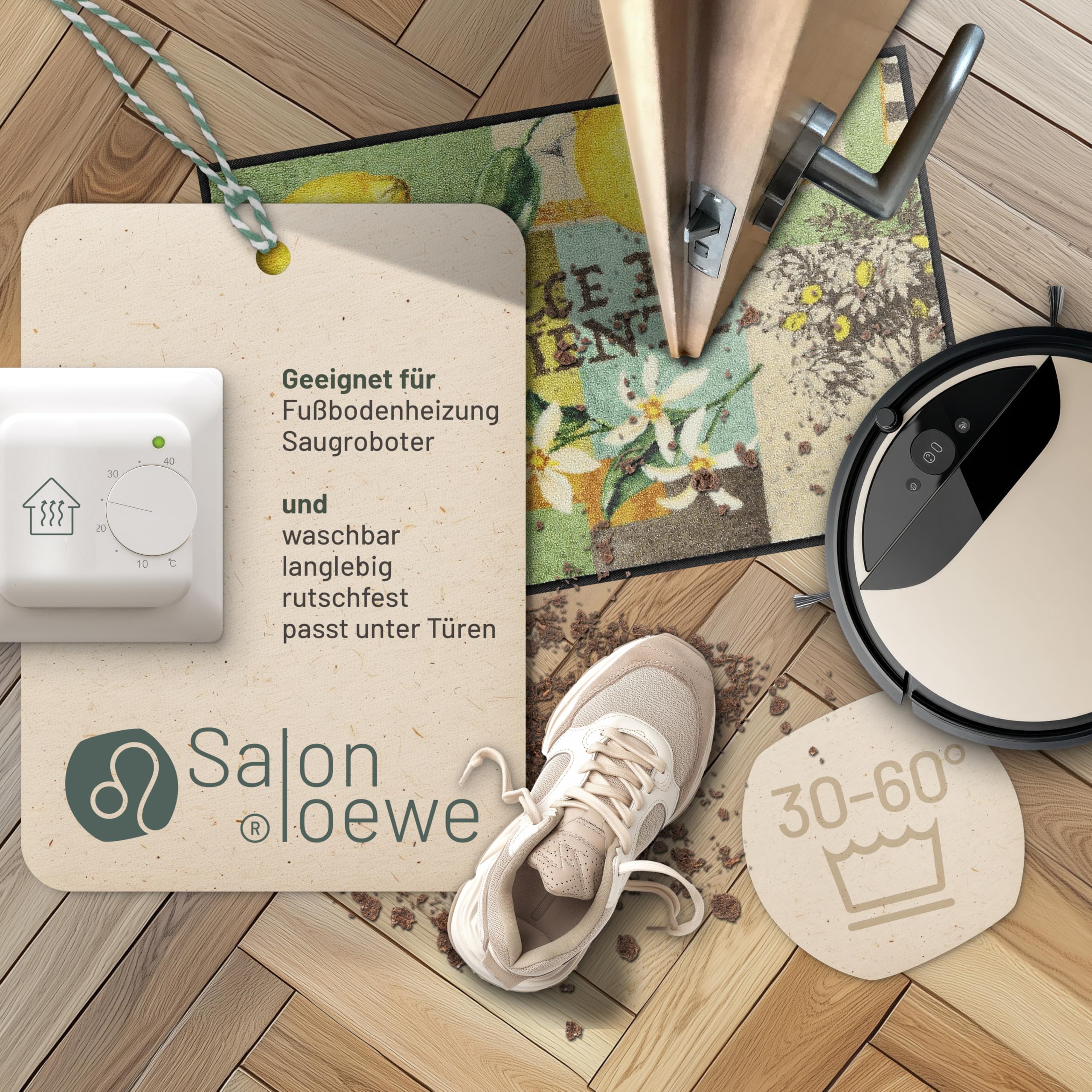 Salonloewe Dolce Far Niente Paillasson lavable 50 x 75 cm