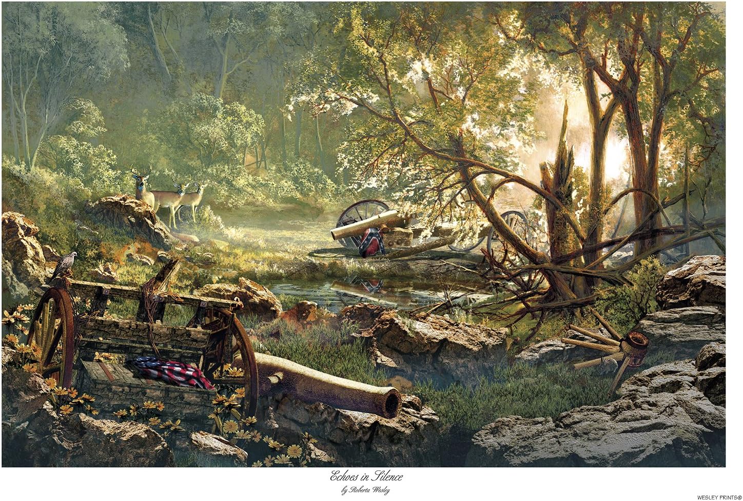 Wesley Prints Echoes in Silence - Art Print by Roberta Wesley, Direct from