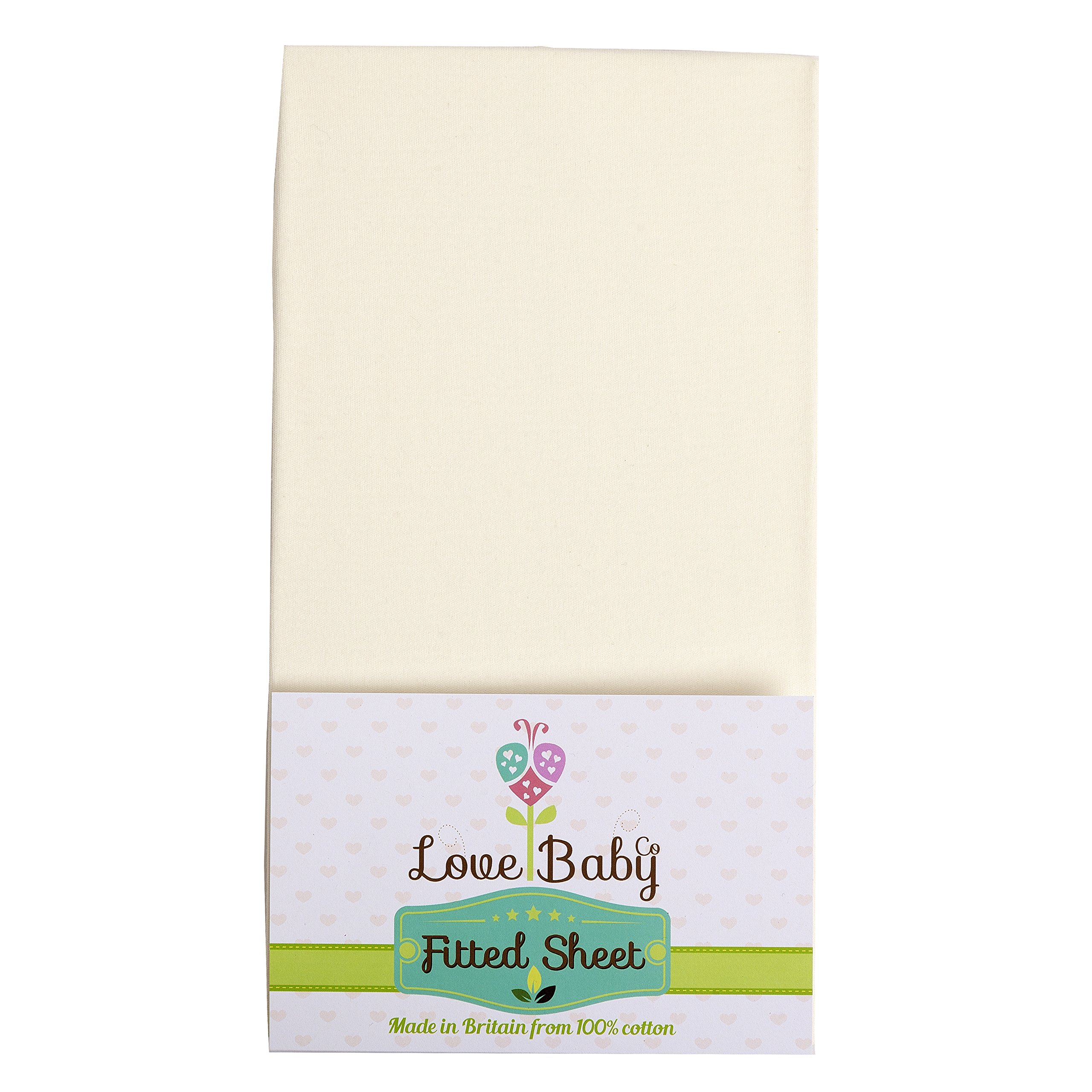 X 100 Organic Cotton Fitted Sheets Fit Bedside Crib Desertcart