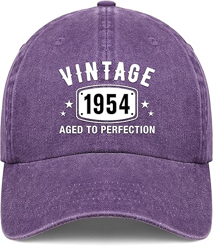 Regalos de cumpleaños número 70 para hombres y mujeres bordados vintage 1954, regalos de 70 años