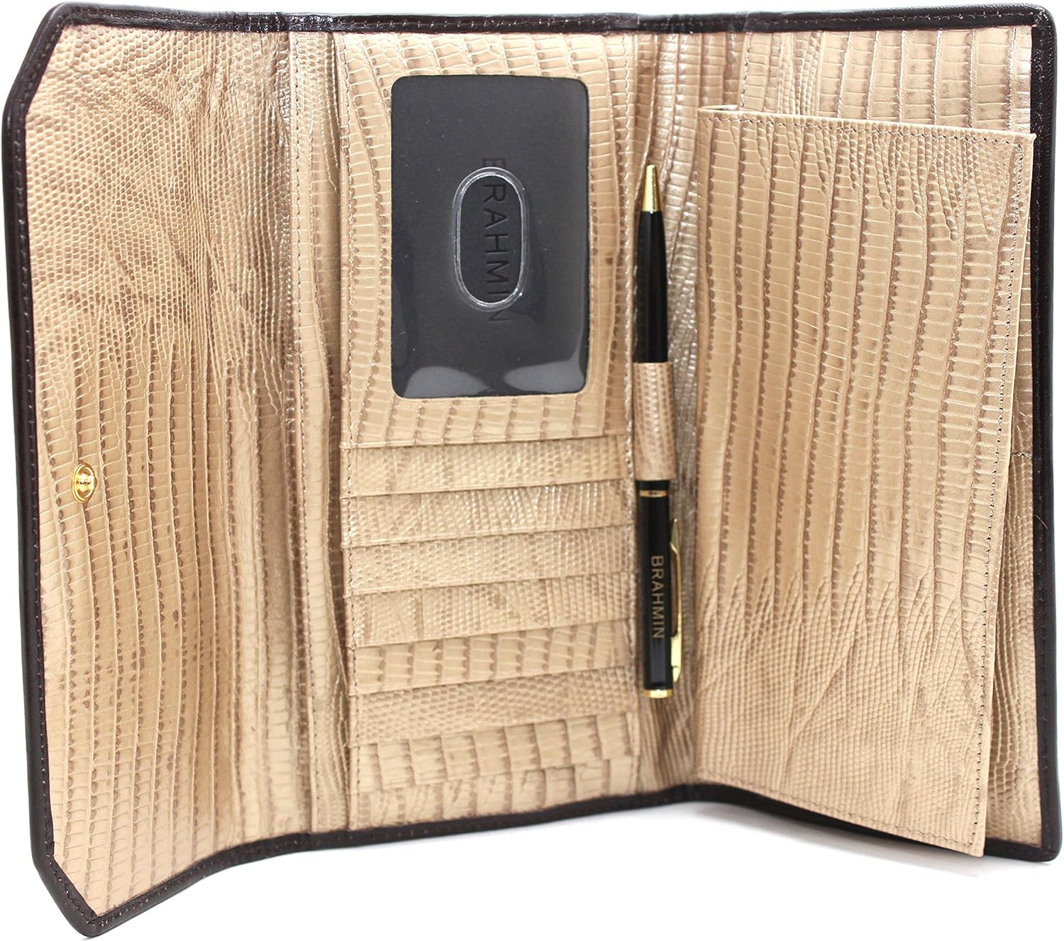 Brahmin Soft Checkbook G44848 (Gold)