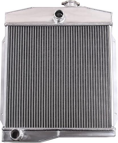 Radiador de núcleo de aluminio de 3 filas para Jeep Willys 1955Jeep1959-1971 CJ3 CJ5 CJ6 modelos 2.23.7L.