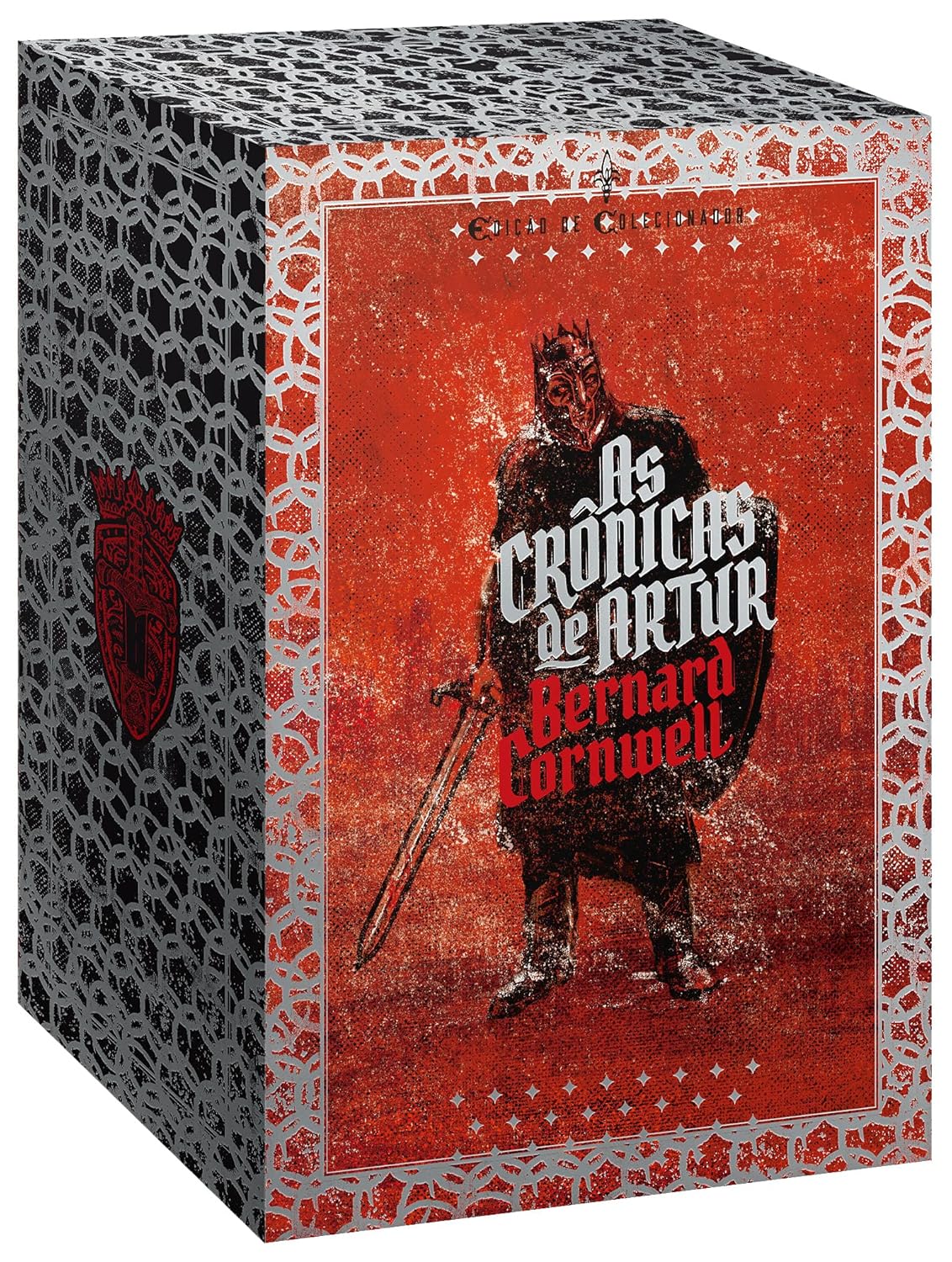 Capa do livro Box As Crônicas de Artur, de Bernard Cornwell