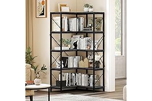 YITAHOME Corner Bookshelf Unit