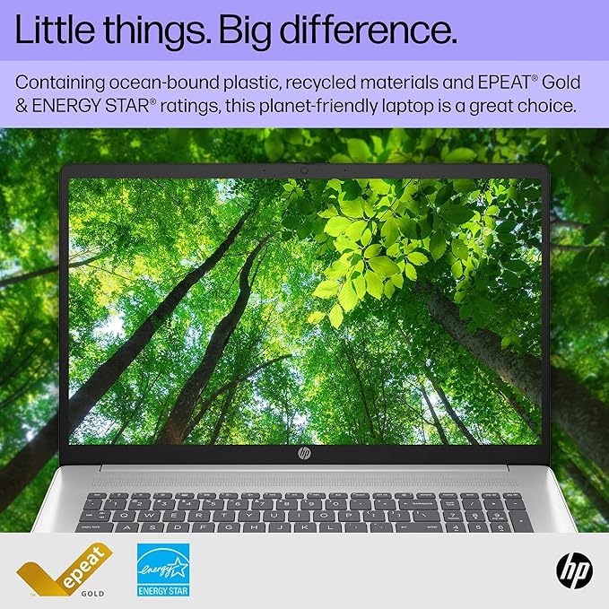 HP Laptop 17.3" FHD AMD Ryzen 5 7520U 16GB RAM 512GB SSD miniatura 6