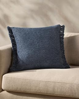 Loloi Magnolia Home Jett Navy 22'' x 22'' Cover w/Poly Pillow