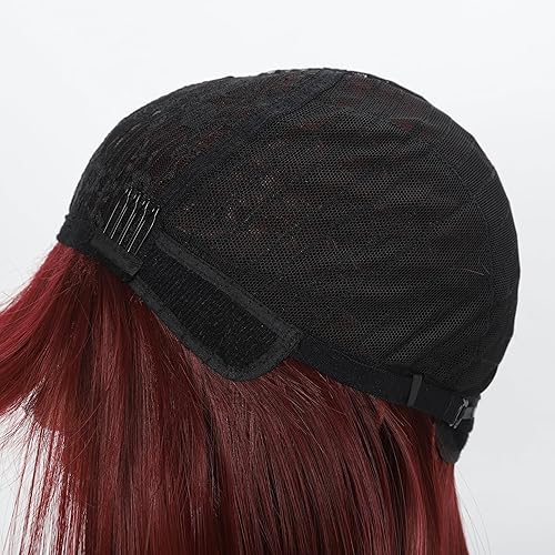 Miniatura 7 de Pelucas cortas estilo Bob para mujer, peluca Bob con flequillo de 14 pulgadas, peluca recta Bob con flequillo para mujer, aspecto natural para uso