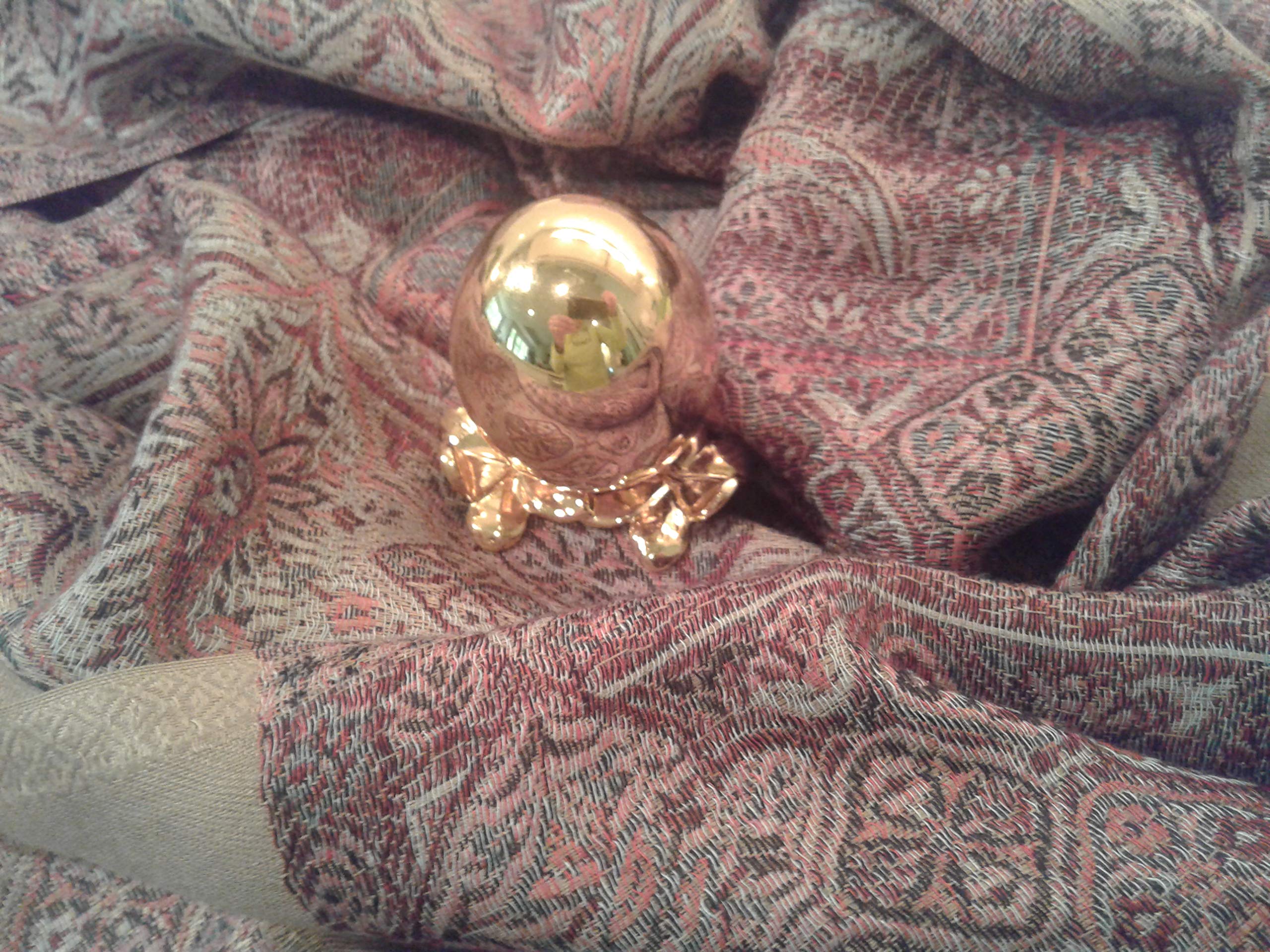 RISIS Feng Shui New Beginning Lustrous 24 Karat Gold Plated