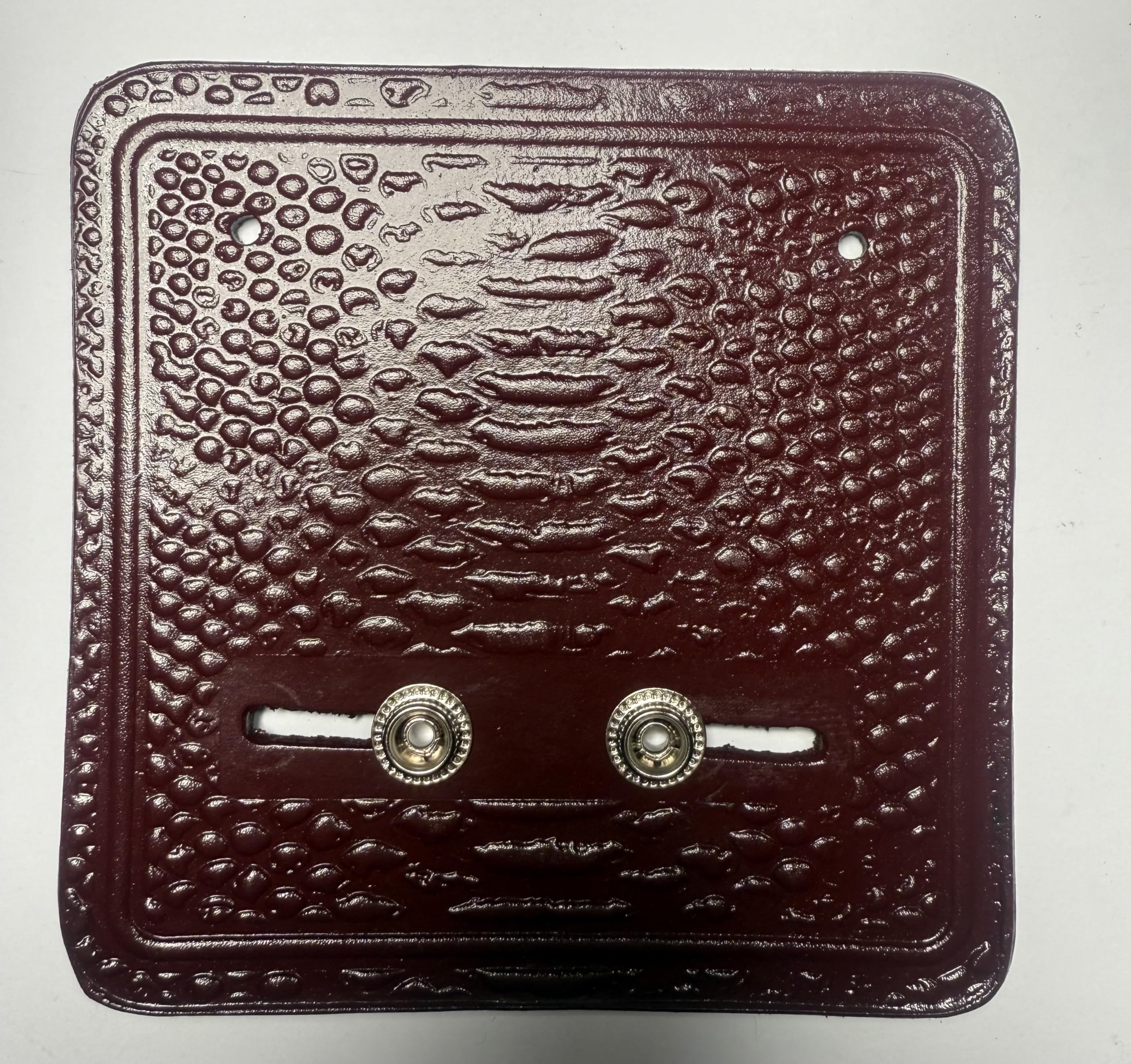 Universal Real Leather Wall Mount for Replica Adult and Kids Belt Maroon Color