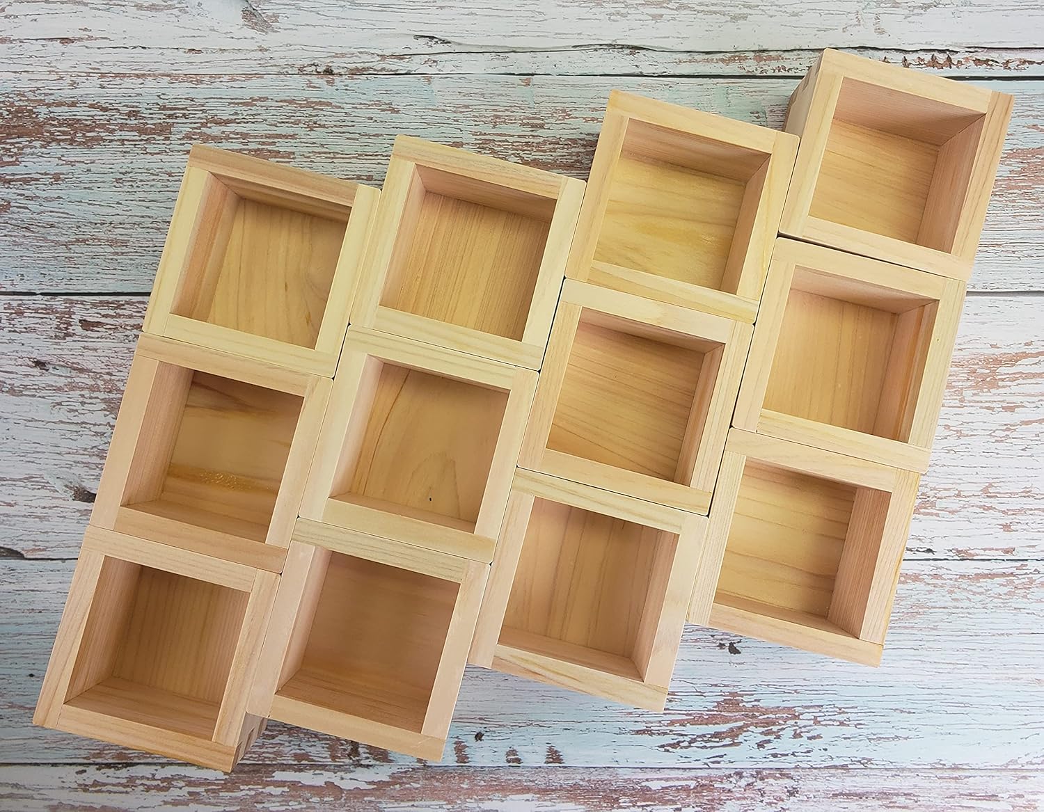 Set of 12, Bulk Plain 4fl oz. Cypress Hinoki Masu Boxes – Wooden Blank Sake Cups for Customized, Personalized Engraving, Souvenir, Event, Wedding Gift, Japanese Restaurant, Made in Japan