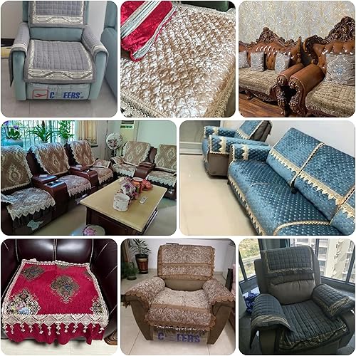 Miniatura 6 de Funda de sillón para brazos, fundas de brazo reclinable, funda para reposabrazos para sala de estar, sofá, silla, protector de brazos para mascotas,