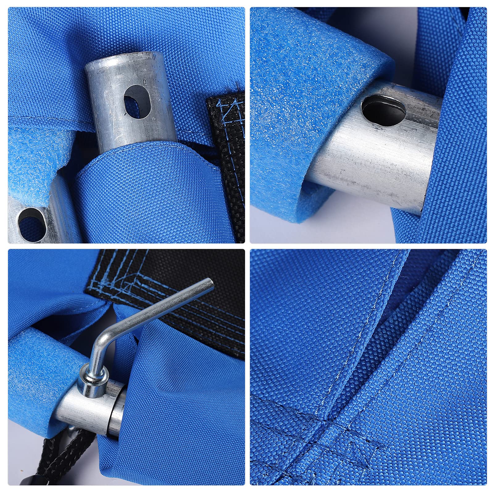 Plattform-Baumschaukel, 900D-Oxford-Stoff, Dicht Gewebt, Verschleißfester Rahmenschaukel mit Verzinktem Rohr und PE-Gurtband für den Einsatz Im Garten Im Freien