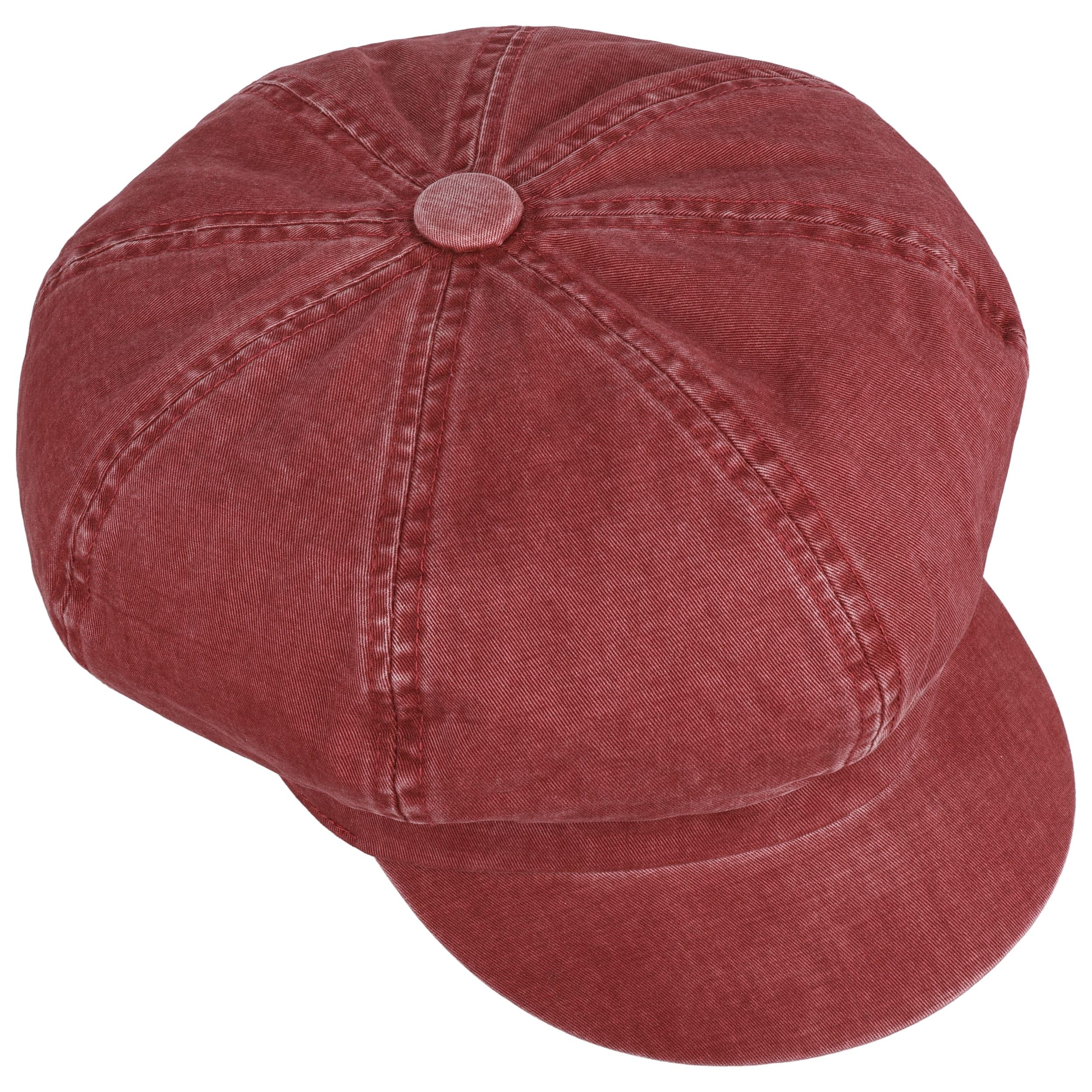 Lipodo Uni Washed Cotton Ballonmütze Schirmmütze einfarbig Damen Frühling Sommer