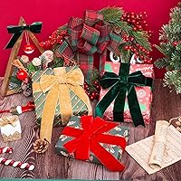 Vista 4 de Cinta de terciopelo, carrete de 1 1/2 pulgadas por 25 yardas (rojo)