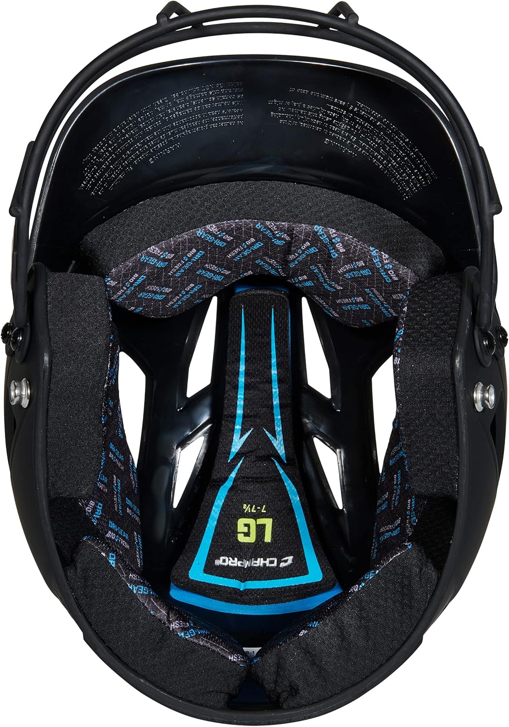 CHAMPRO HX Rise Fast Pitch Softball Batting Helmet with Facemask Youth and Adult Sizes : Sports & Outdoors